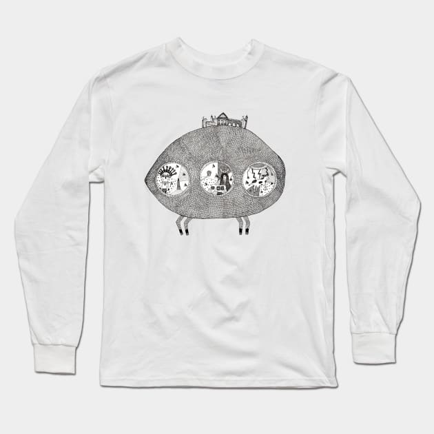 The Visitors Long Sleeve T-Shirt by The Cloud Gallery